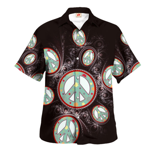 Hippie Hawaiian Shirt Retro Vacation Festival Gift NVHI39