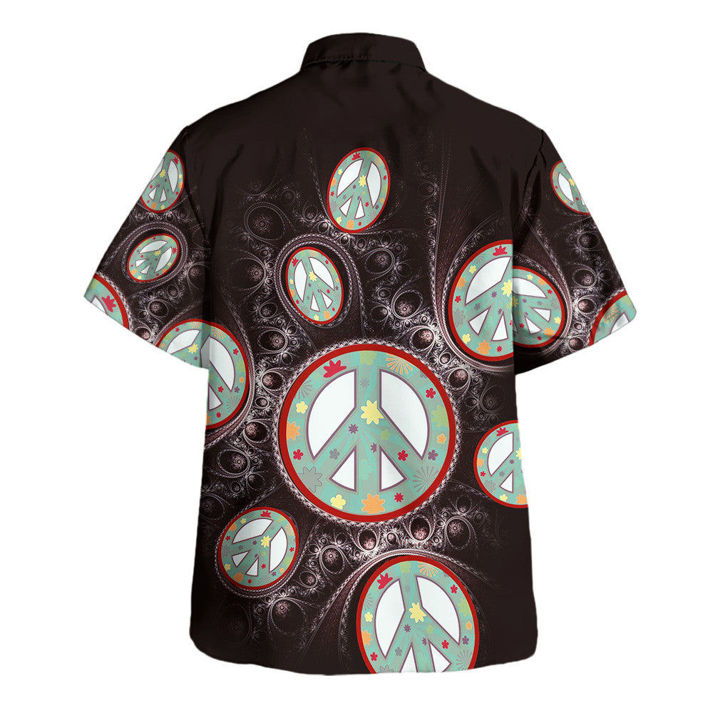 Hippie Hawaiian Shirt Retro Vacation Festival Gift NVHI39