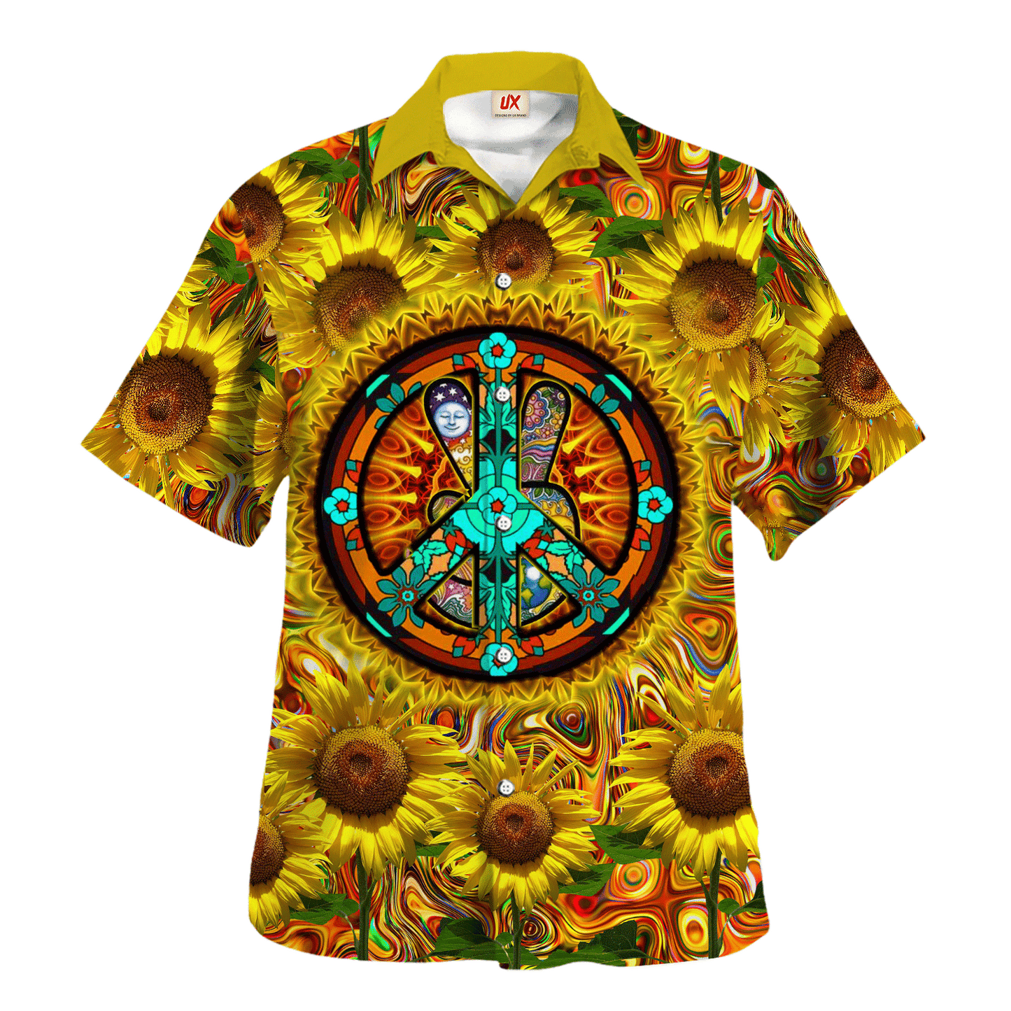 Hippie Hawaiian Shirt Psychedelic Summer Beach Gift LTHI202