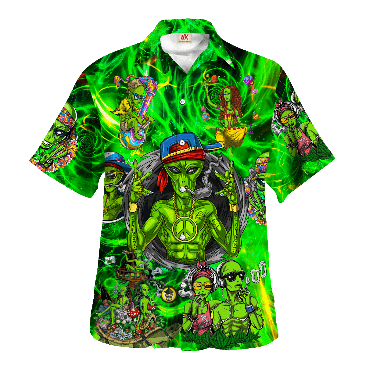 Hippie Hawaiian Shirt Vintage Festival Summer Gift MTHI08