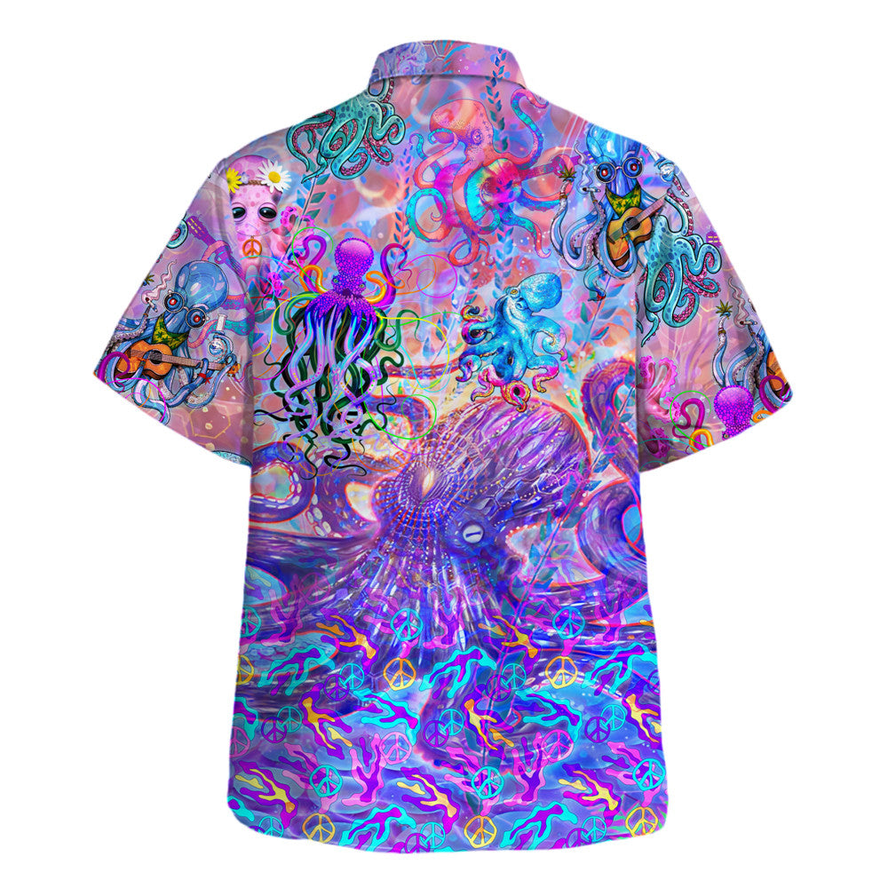 Hippie Hawaiian Shirt Retro Vacation Summer Gift HBLTHI30