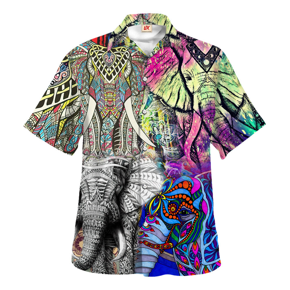 Hippie Hawaiian Shirt Groovy Festival Summer Gift HBLTHI33
