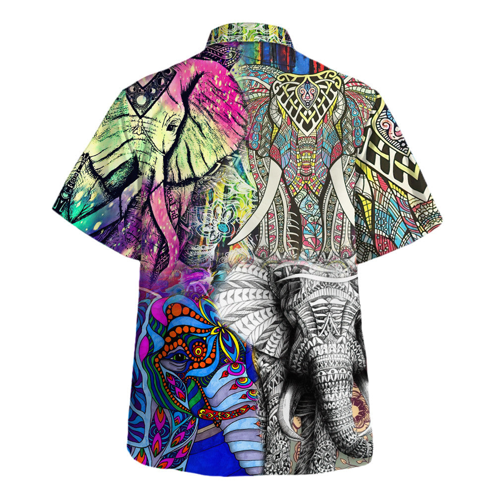 Hippie Hawaiian Shirt Groovy Festival Summer Gift HBLTHI33