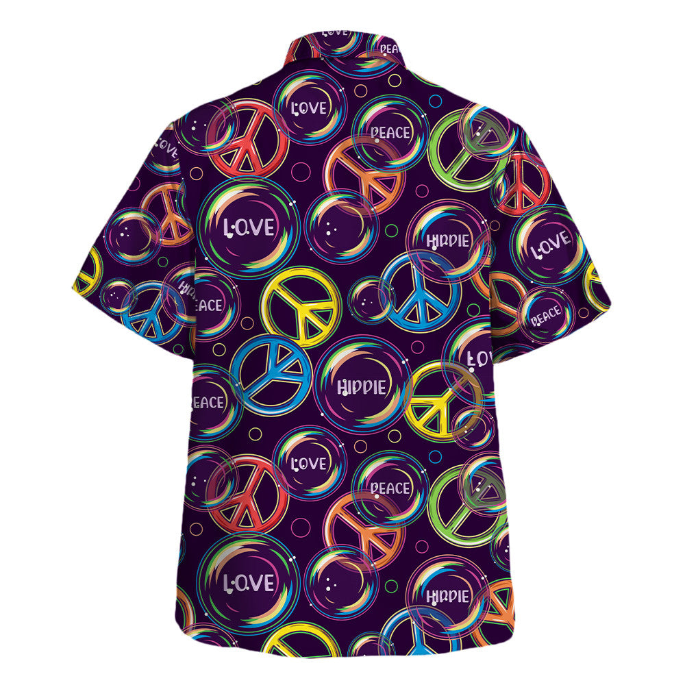 Hippie Hawaiian Shirt Retro Summer Festival Gift TTHI125