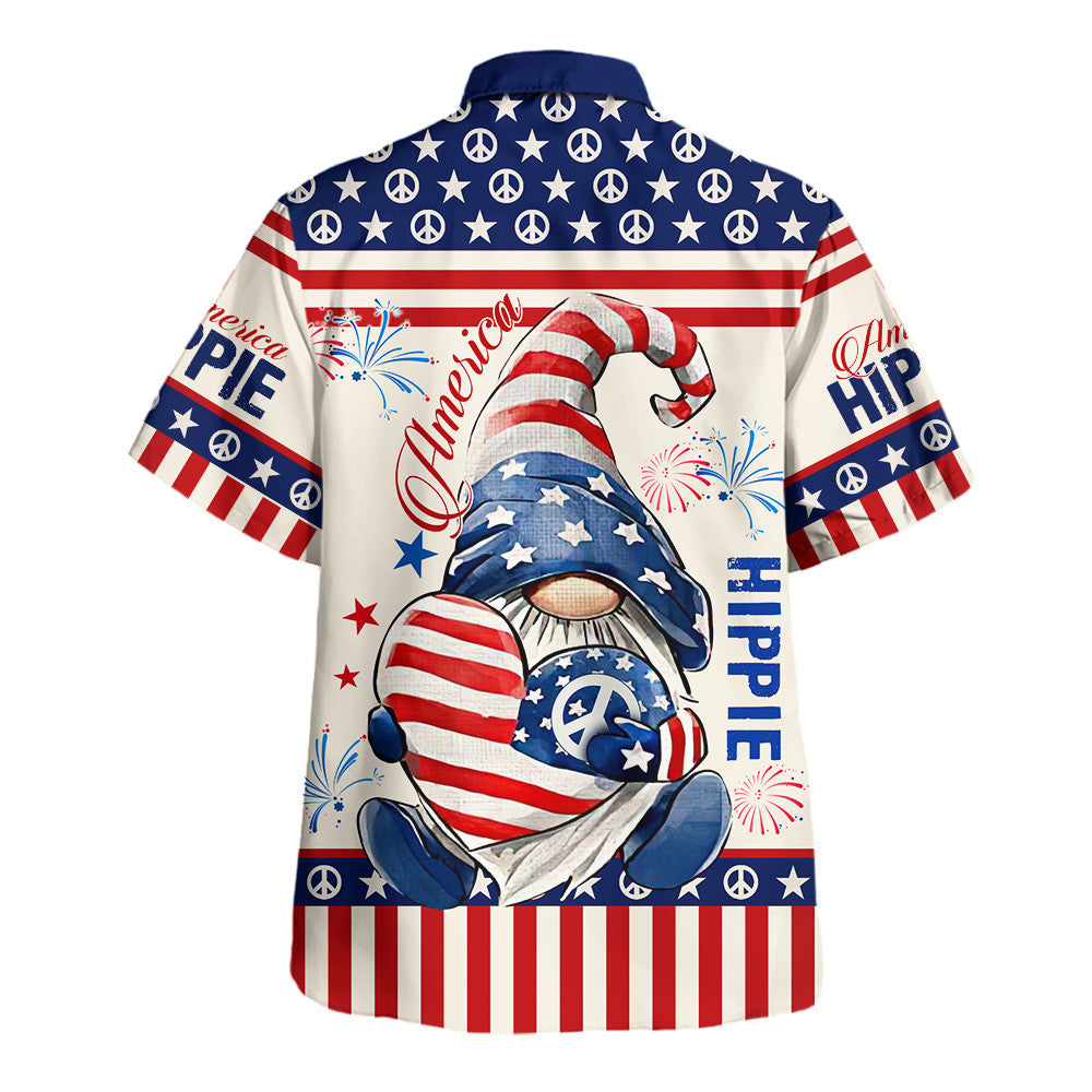 Hippie Hawaiian Shirt Psychedelic Retro Beach Gift NVHI50