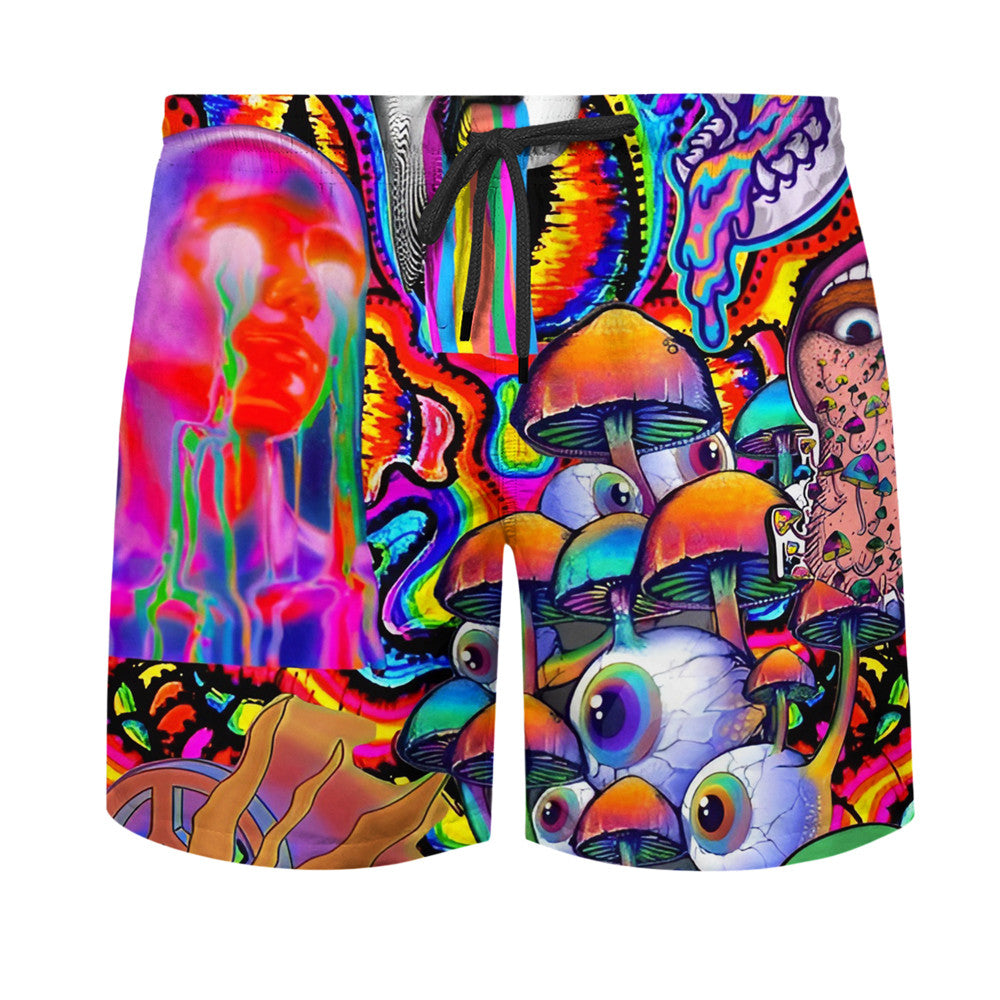 Hippie Hawaiian Shirt Groovy Beach Vacation Gift HBLTHI49