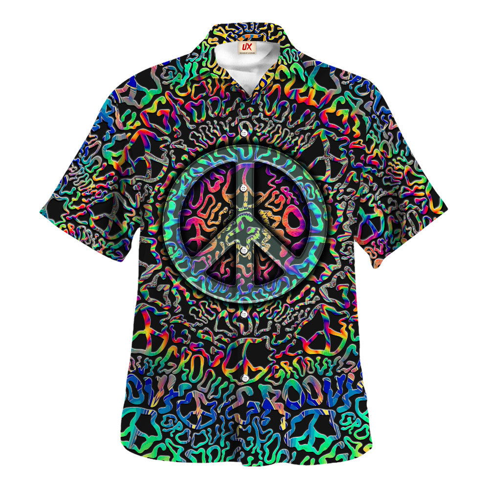 Hippie Hawaiian Shirt Retro Festival Vacation Gift TTHI141