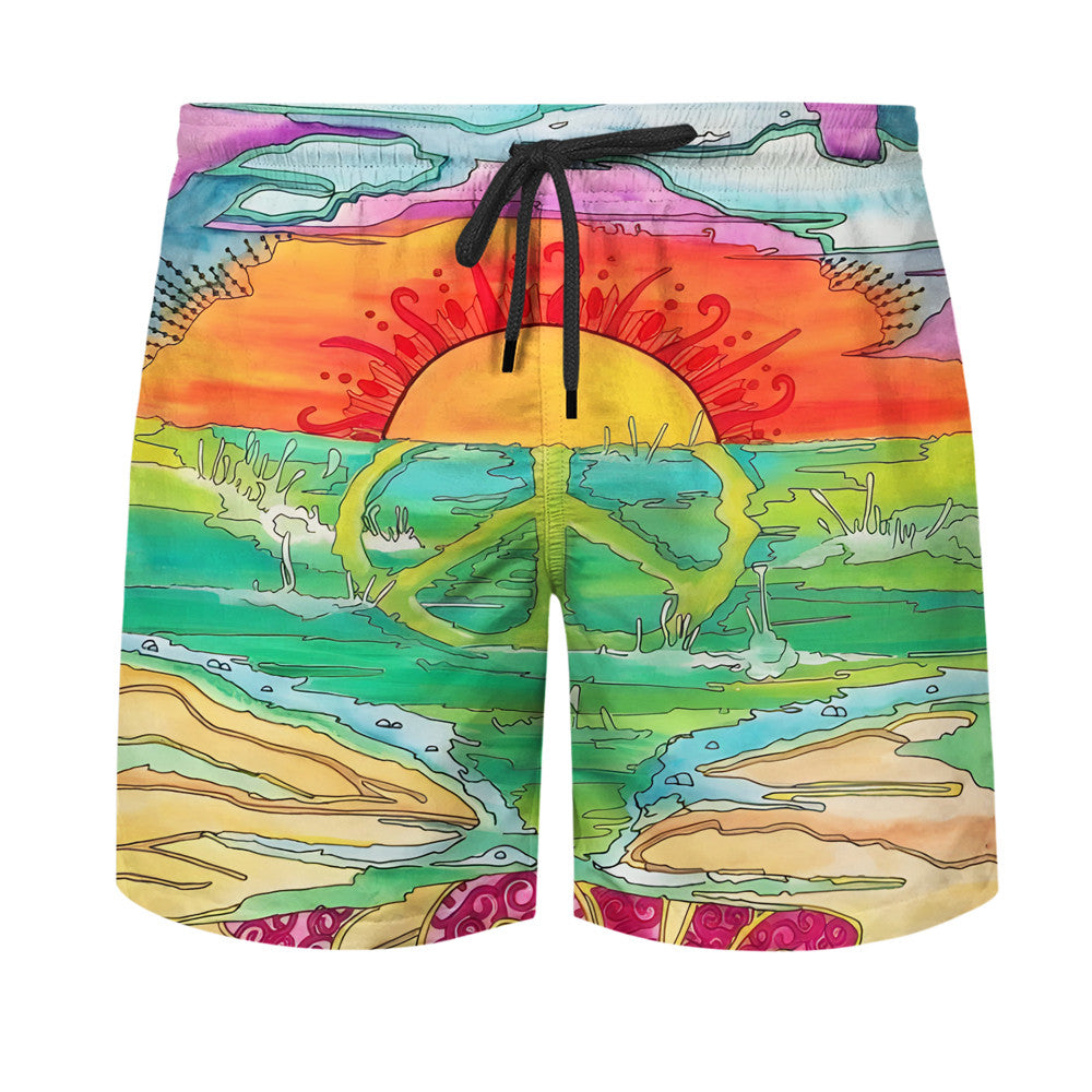 Hippie Hawaiian Shirt Psychedelic Beach Party Gift HBLTHI62