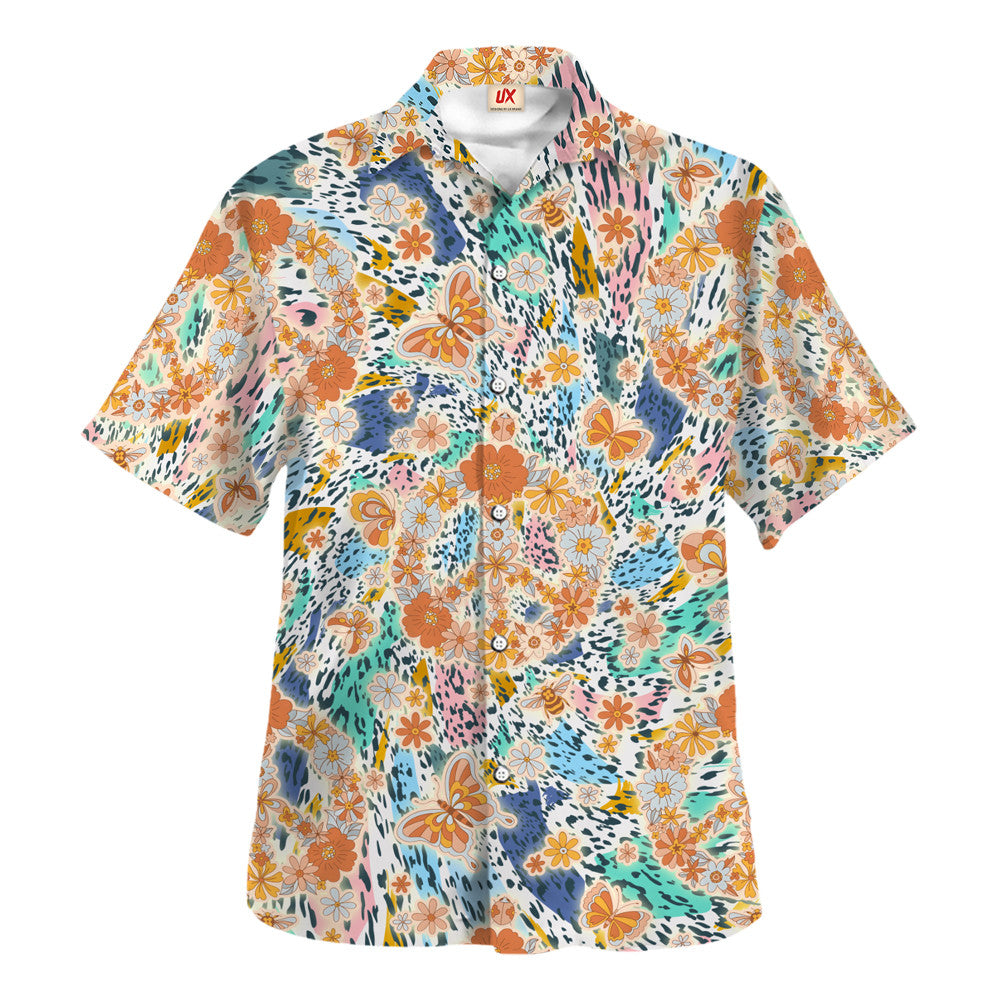 Hippie Hawaiian Shirt Retro Beach Festival Gift HBLTHI75