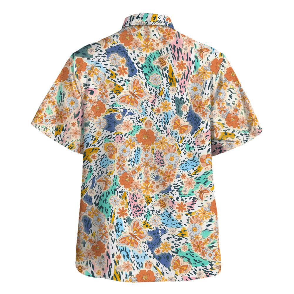 Hippie Hawaiian Shirt Retro Beach Festival Gift HBLTHI75