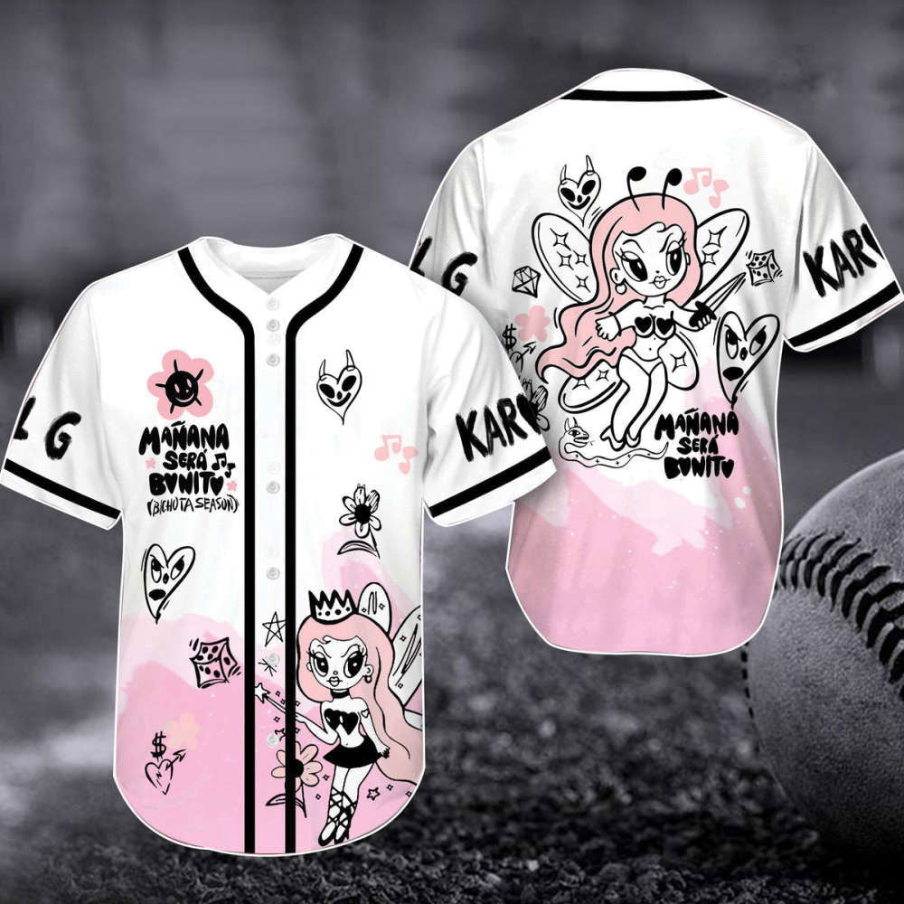 Karol G Bichota Baseball Jersey: Mana Sera Bonito Tour Shirt Concert Jersey & Gift for Fans - Aopprinter