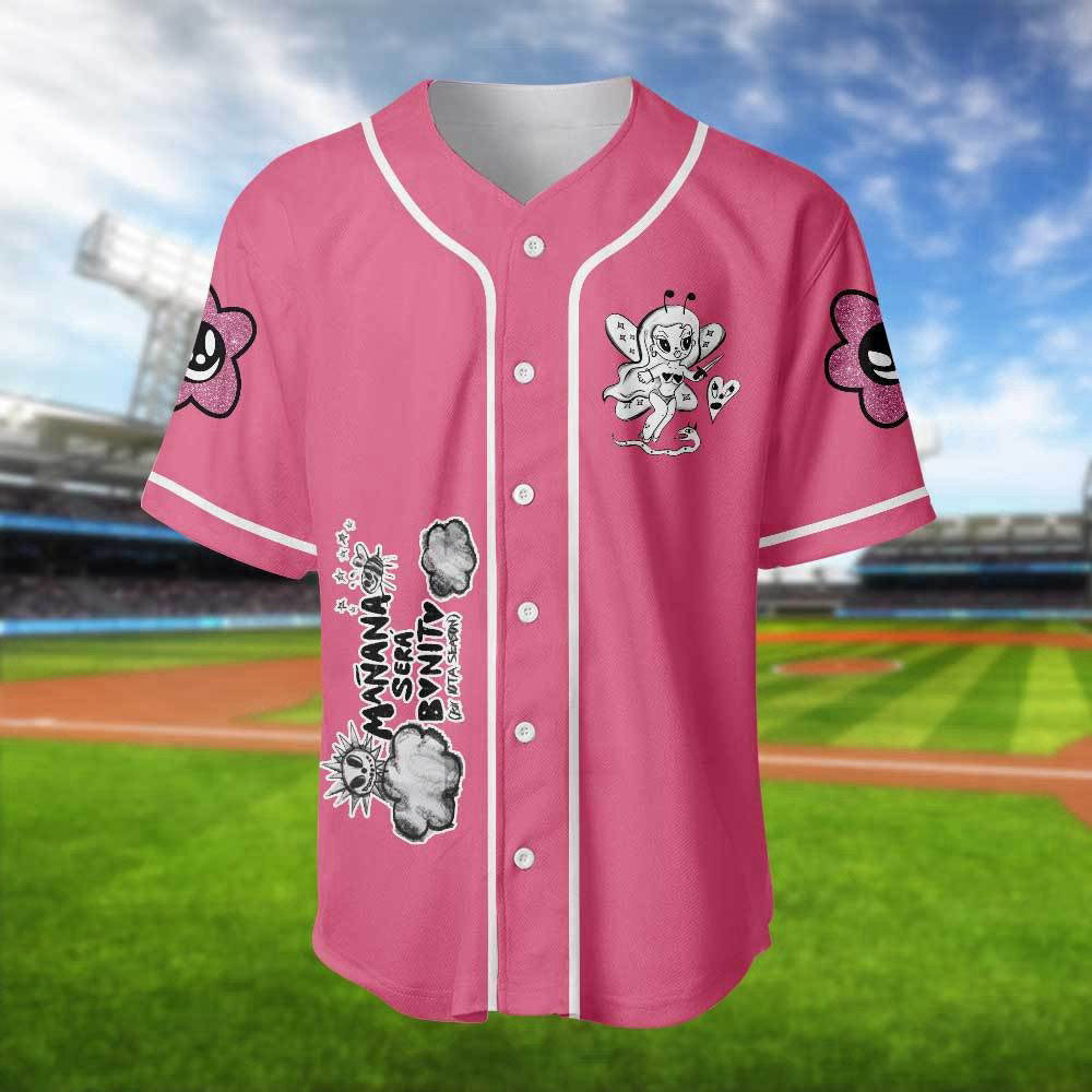 Karol G Bichota Baseball Jersey: Mana Sera Bonito Shirt Red Hair Music Baseball Shirt - Perfect Gift for Fans! - Aopprinter