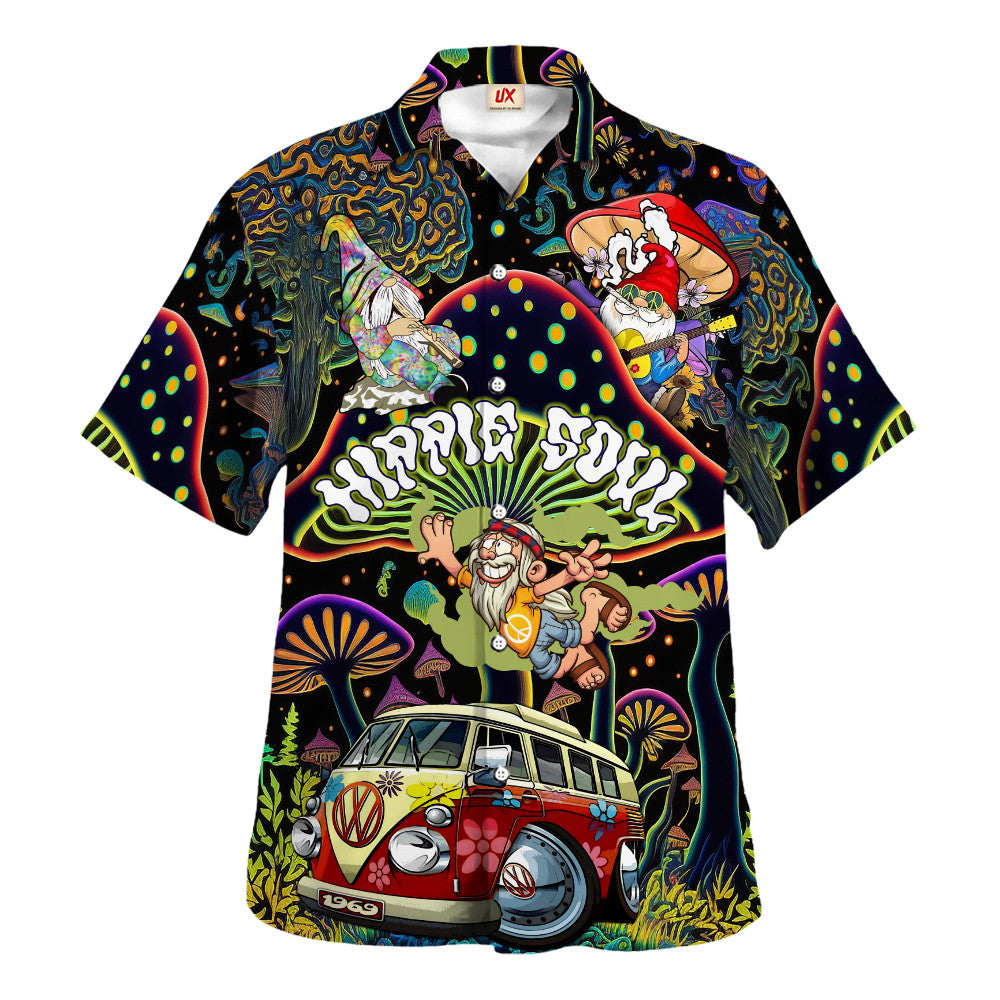 Hippie Hawaiian Shirt Vintage Retro Beach Gift TTHI195