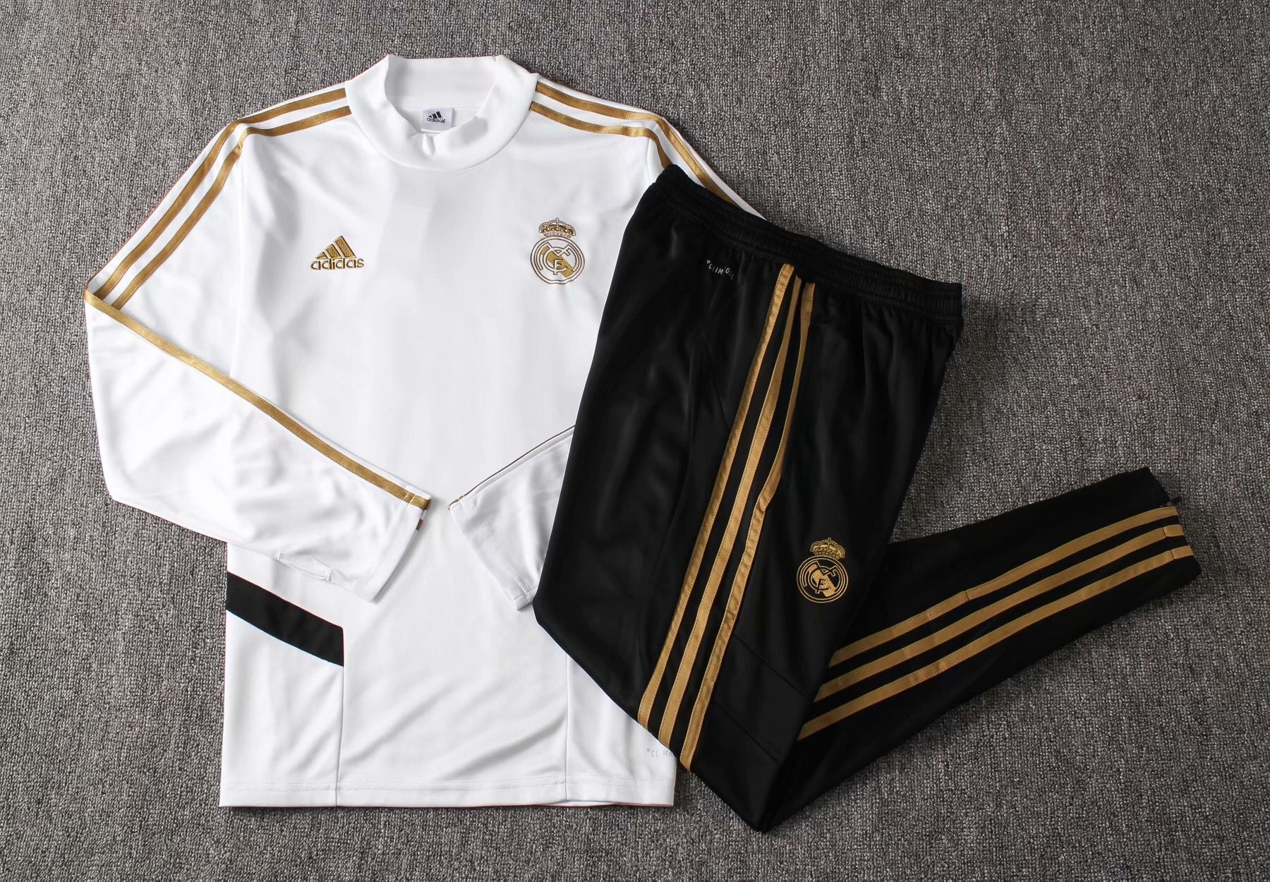 1920 Collar Real Madrid White S~2XL Style 2
