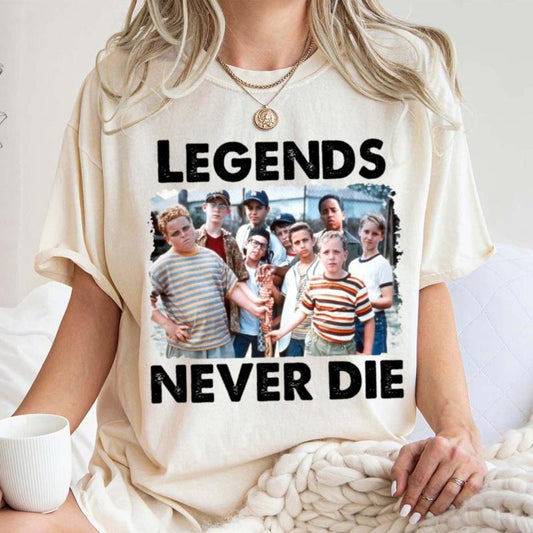 1990s Sandlot Legends Never Diie, Cute Baseball Mama Shirt, Gift For Baseball Lover Shirt, Unisex T-Shirt, Gifts For...