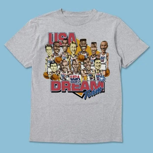 1992 Dream Team USA Basketball Shirt - Vintage 90s Graphic Tee, Classic Cotton Unisex Top