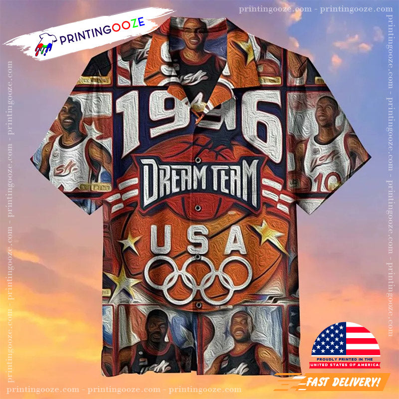 1996 American NBA Dream Team Hawaiian Shirt