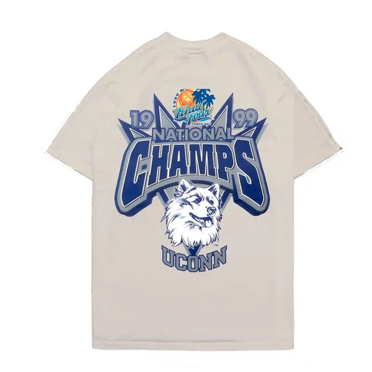 1999 UCONN Huskies NCAA National Basketball Champions Vintage Tee football shirt