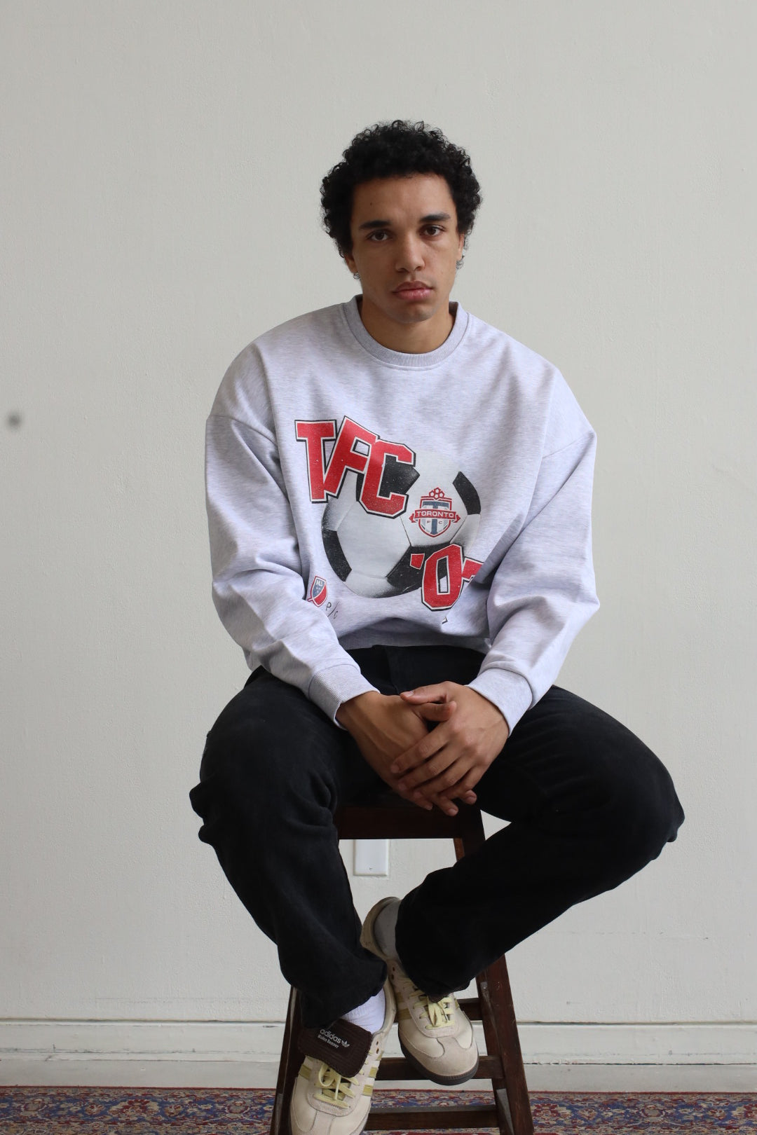 Toronto FC Vintage Footy SuperHeavyÃ¢â€žÂ¢Ã¯Â¸Â Crewneck - Ash