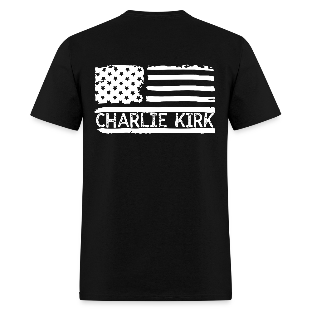 Charlie Kirk Freedom American Flag T Shirt - 2