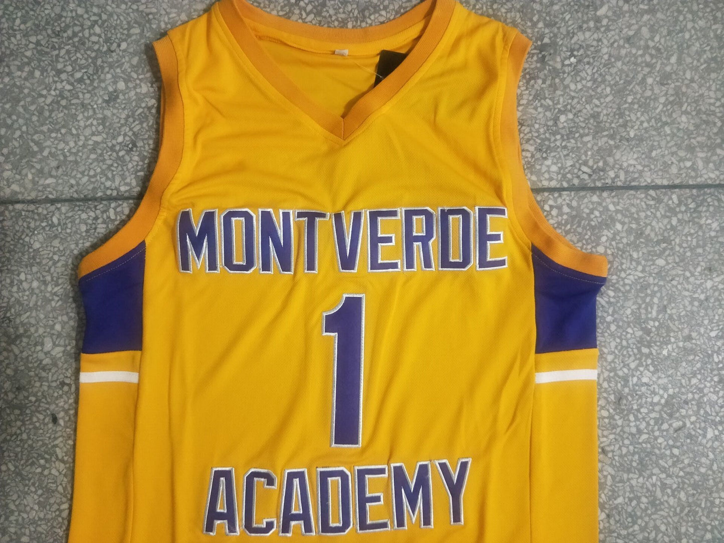 1 Cade Cunningham High School 1 # - Yellow Jersey Style 1
