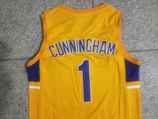 1 Cade Cunningham High School 1 # - Yellow Jersey Style 3