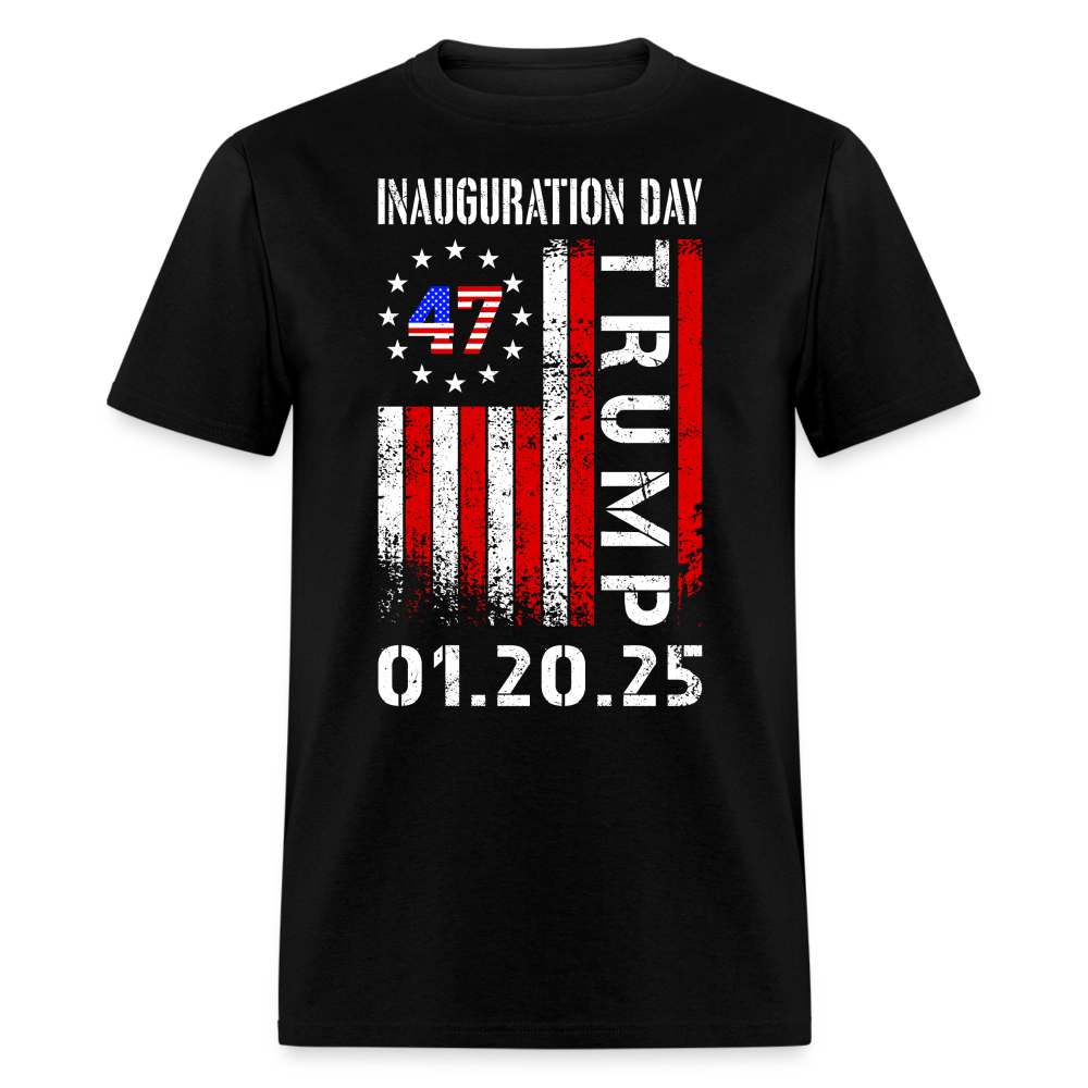 Trump Inauguration Day 2025 47th President USA Flag T Shirt