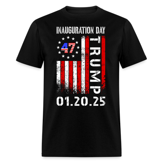 Trump Inauguration Day 2025 47th President USA Flag T Shirt