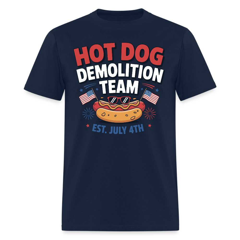 Hot Dog Demolition Team Est. July 4th T Shirt