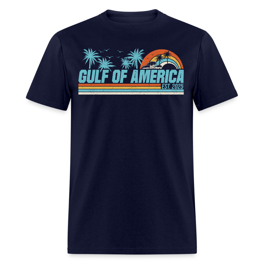 Retro Gulf Of America 2025 Beach T Shirt