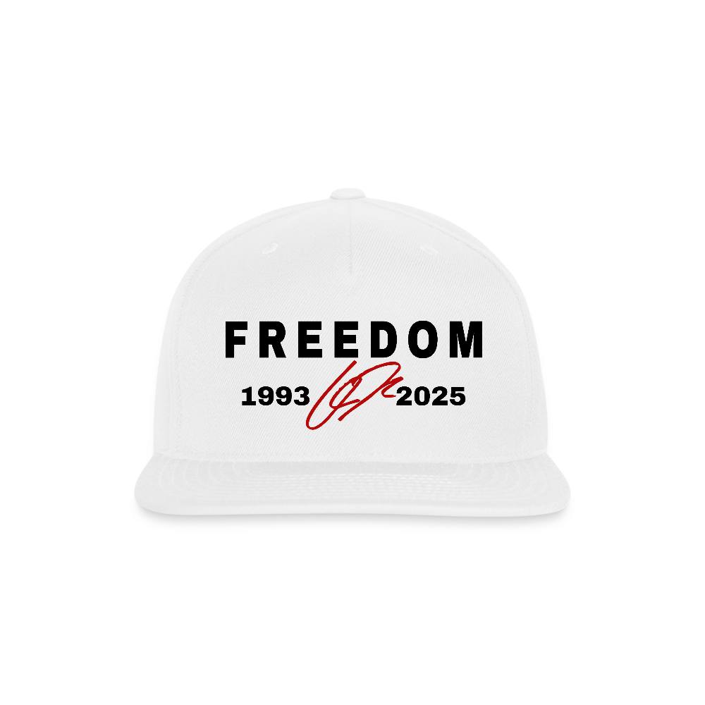 Freedom Charlie Kirk 1993-2025 Snapback Hat