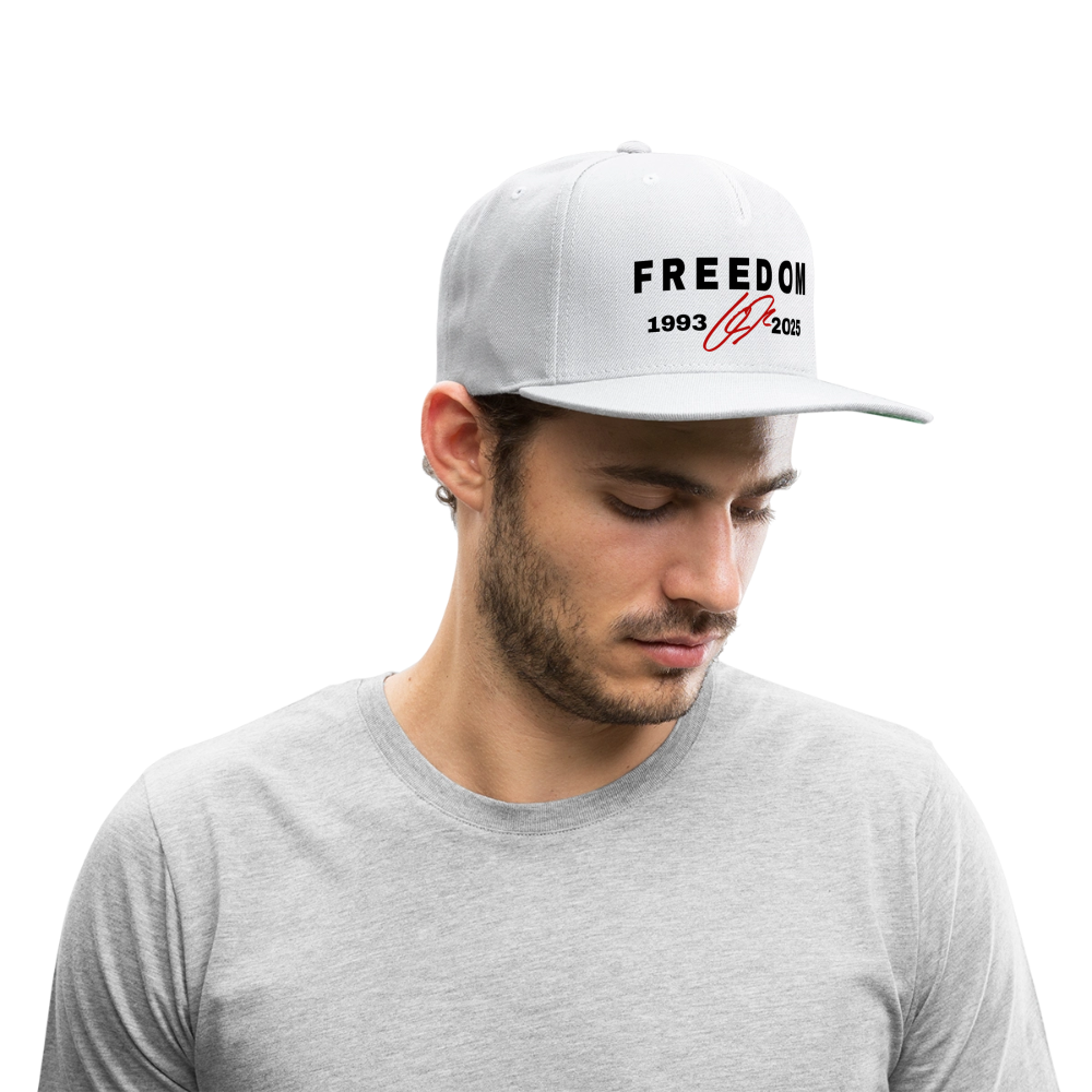 Freedom Charlie Kirk 1993-2025 Snapback Hat