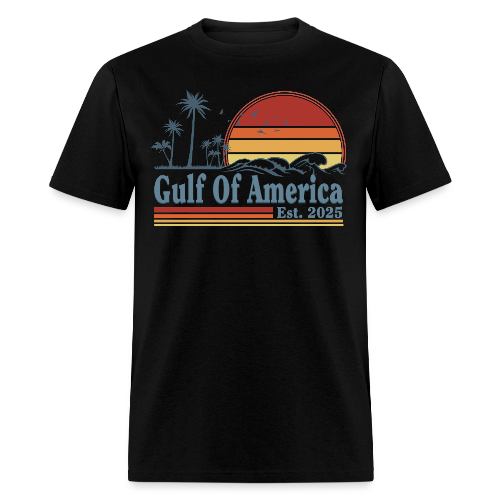 Gulf Of America Est 2025 Retro Vintage Beach T Shirt