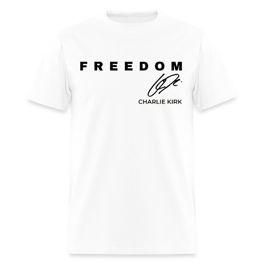 Charlie Kirk Freedom Never Give Up T Shirt