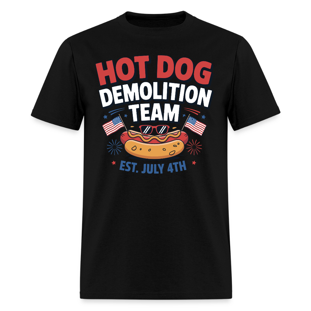Hot Dog Demolition Team Est. July 4th T Shirt