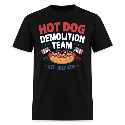 Hot Dog Demolition Team Est. July 4th T Shirt