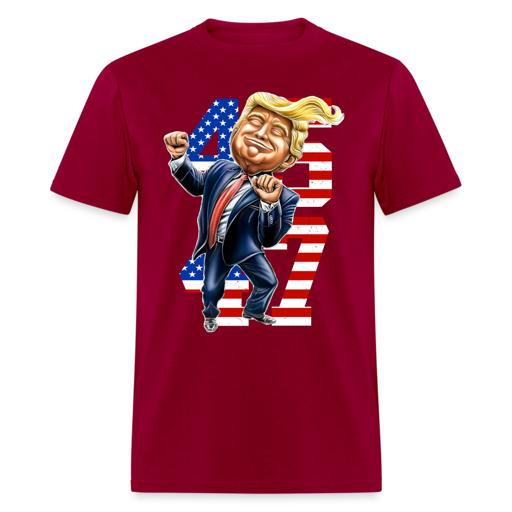 Trump Dance 45 47 American Flag T Shirt