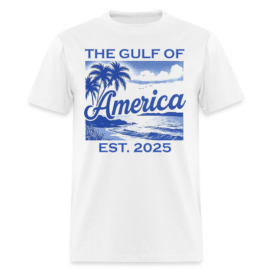 Retro Gulf Of USA America Est. 2025 T Shirt