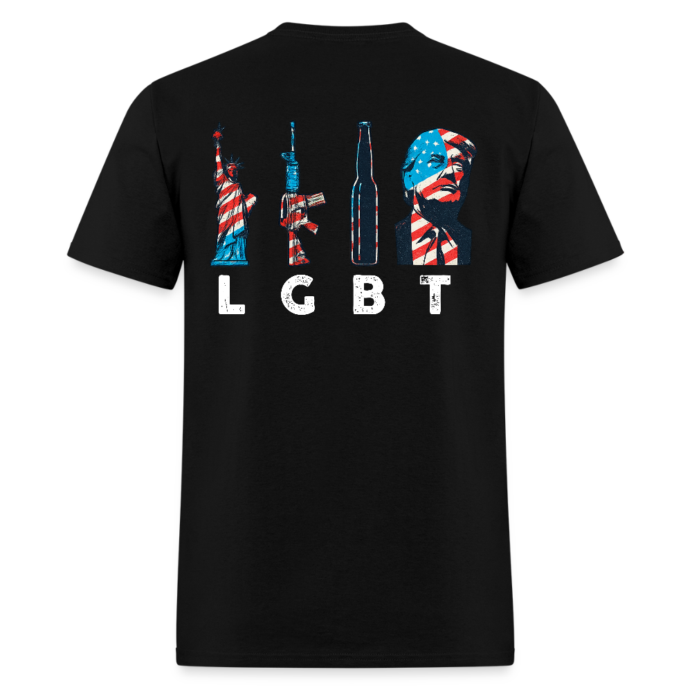 L.G.B.T Liberty Guns Beer Trump Vintage T Shirt