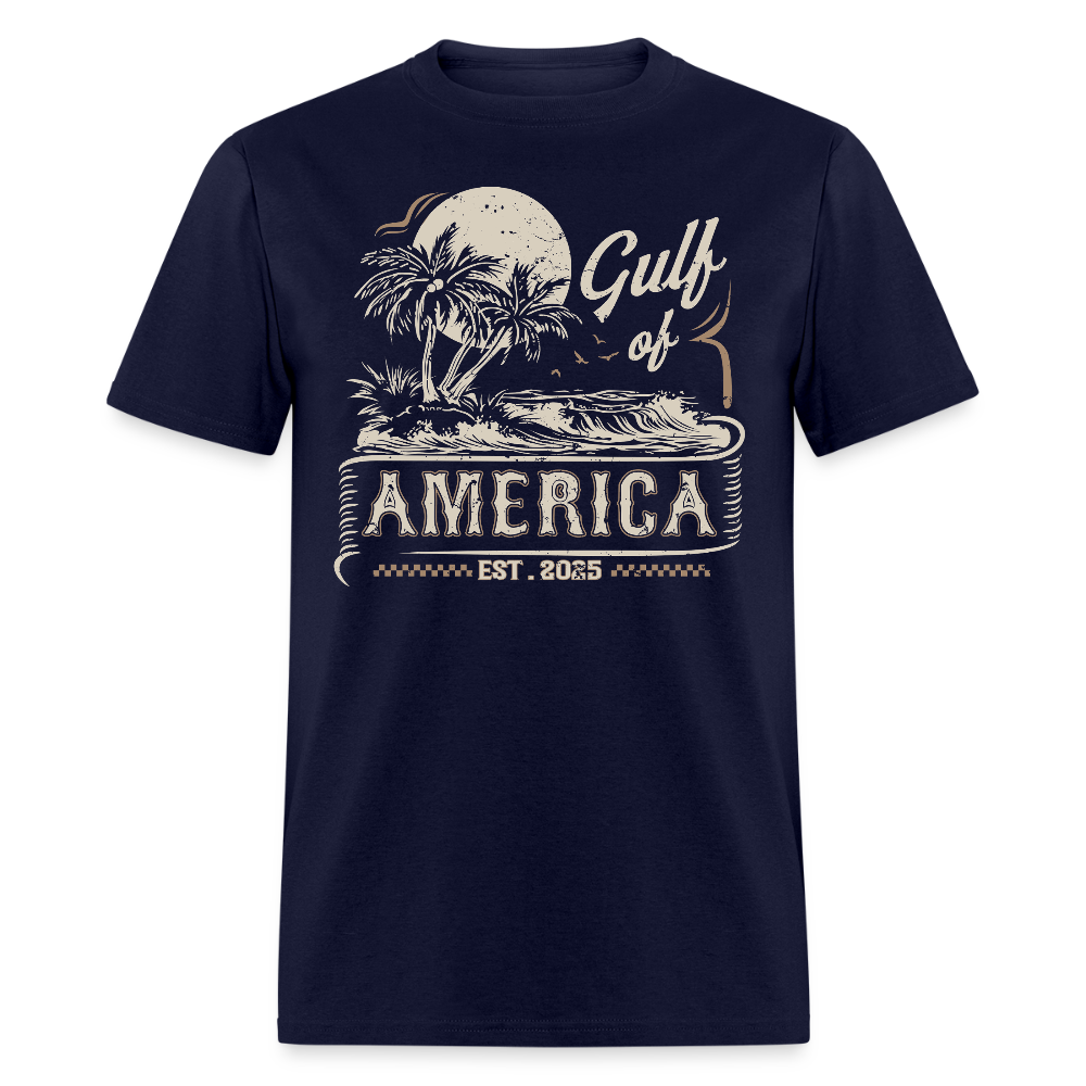 Gulf of America Est. 2025 Retro Beach T Shirt