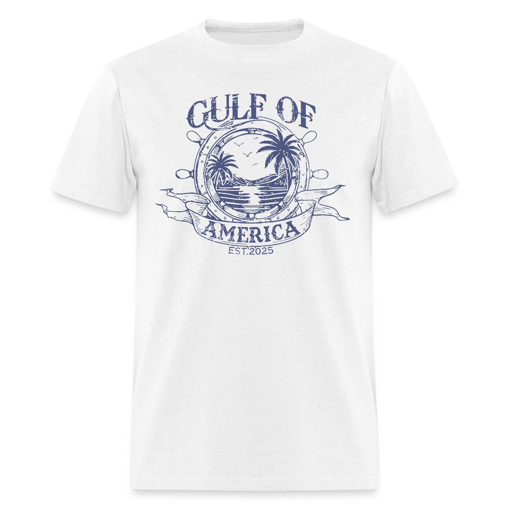 Gulf of America Vintage Ship's Wheel T Shirt