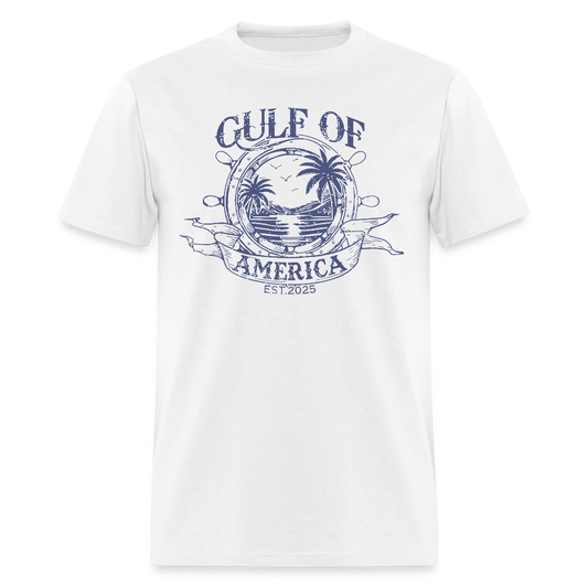 Gulf of America Vintage Ship's Wheel T Shirt