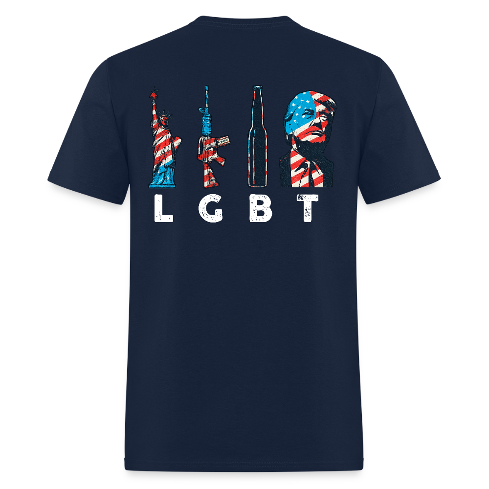 L.G.B.T Liberty Guns Beer Trump Vintage T Shirt