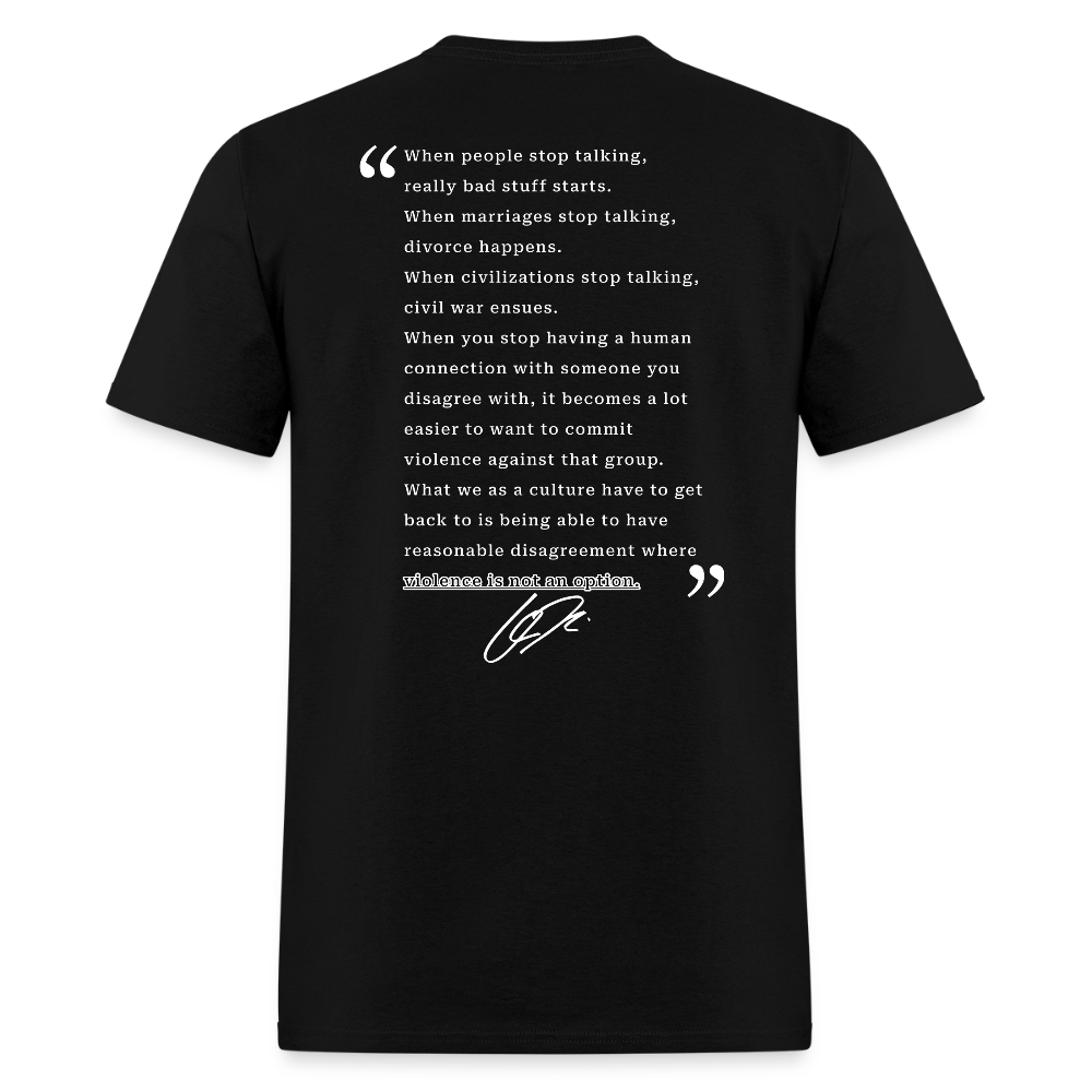 Freedom When People Stop Talking Charlie Kirk T Shirt - 2