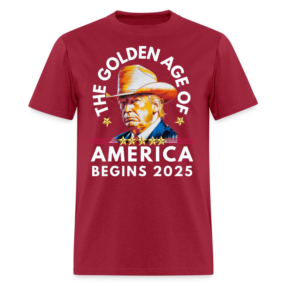 The Golden Age Of America Begins 2025 Front Print T Shirt