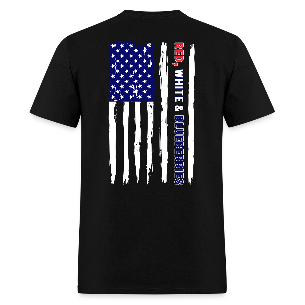 Freedom Charlie Red White and Blueberries US Flag T Shirt