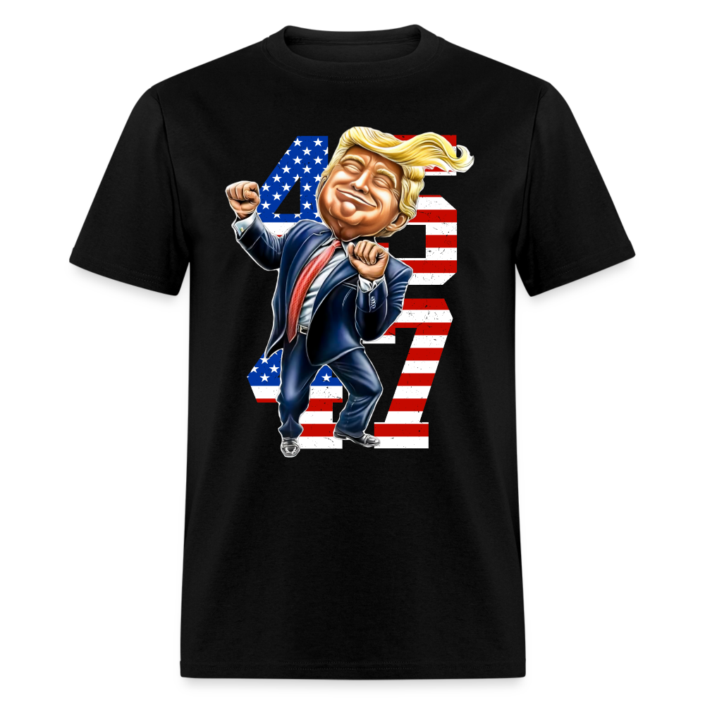 Trump Dance 45 47 American Flag T Shirt