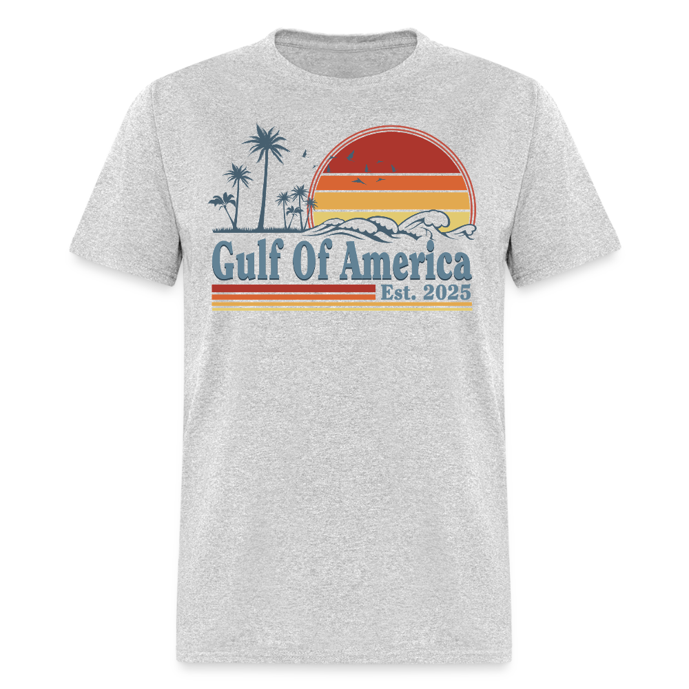 Gulf Of America Est 2025 Retro Vintage Beach T Shirt