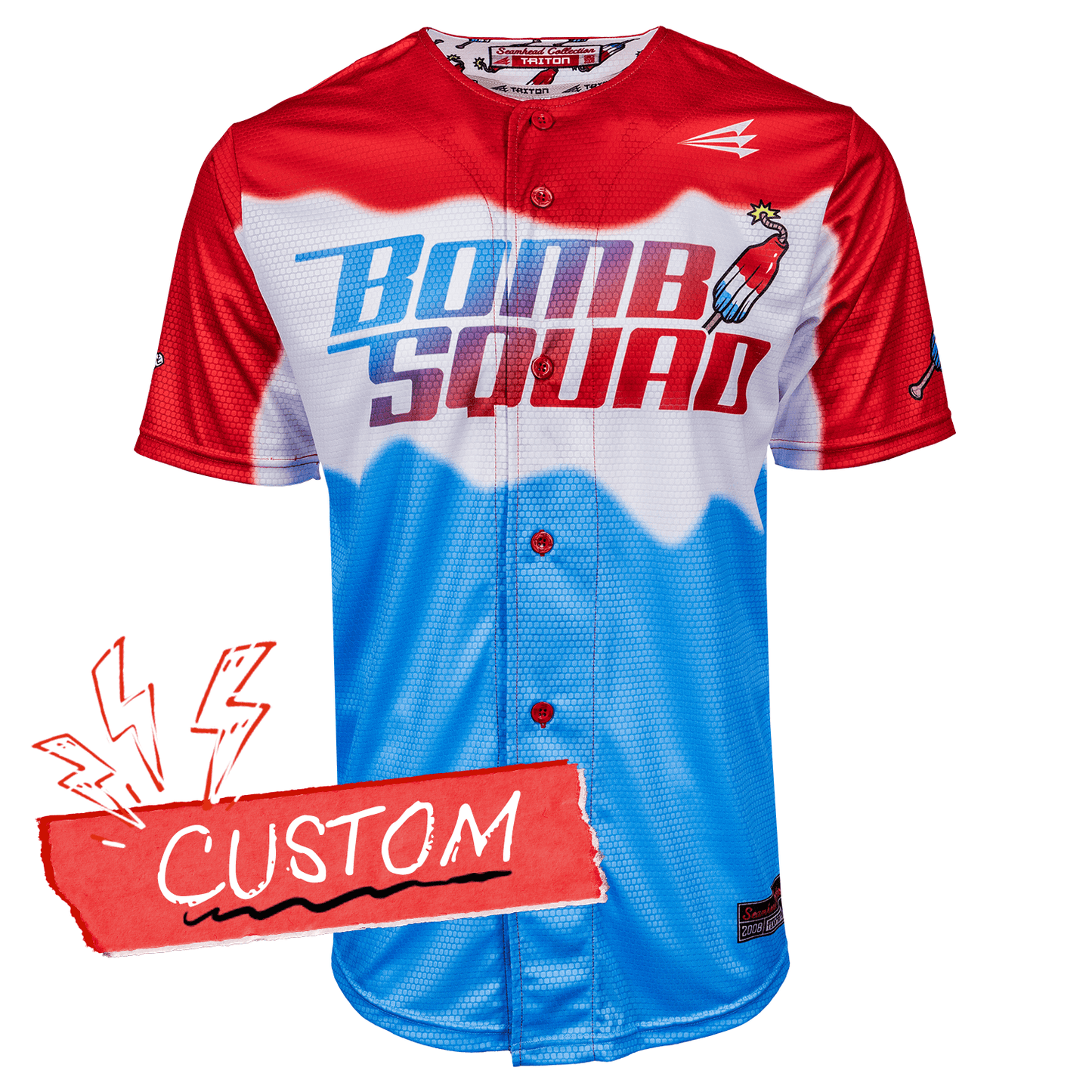 Bomb Squad Pop Lifestyle Baseball Jersey *CUSTOM*
