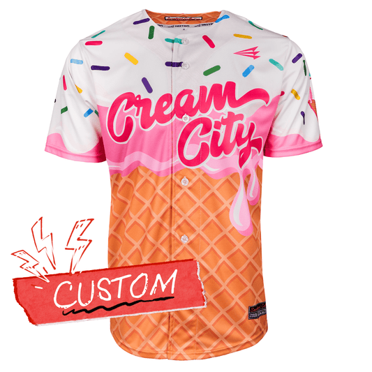 Cream City Ice Cream Lifestyle Baseball Jersey *CUSTOM*